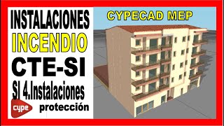 CYPE MEP incendioCYPECAD MEP incendioTutorial Clase 24Instalaciones del edificioCurso completo [upl. by Danialah]