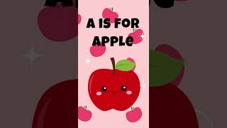 A for Apple ABC Learning for ToddlersA Alphabet ShortsNursery Rhymes Songshorts abcd cartoon [upl. by Dickson]