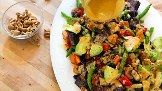 Sweet Potato Salad with Black Beans and Chipotle Dressing [upl. by Granville]