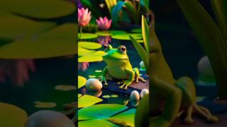 Frog life cycle3D Animation funny [upl. by Marika500]