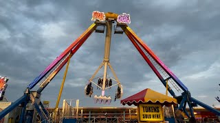 Freak Out  Bottons Pleasure Beach Skegness August 2021 Offride [upl. by Yeltihw]