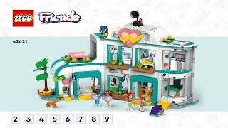 LEGO instructions  LEGO Friends  42621  Heartlake City Hospital Book 2 [upl. by Airetnohs]