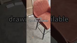 Kitchen counter high chair bilido barchair bar ktv diningtable diningchair furniturefactory [upl. by Henryk]