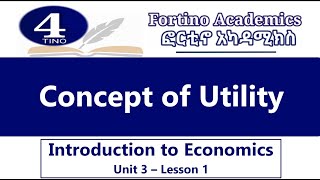 Introduction to Economics  Unit 3 Part 1  Consumer Theory  Economics 101  Basic Economics [upl. by Warms]