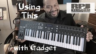 Using Keylab Essential 49 with Korg Gadget on iPad Pro [upl. by Ishmael]