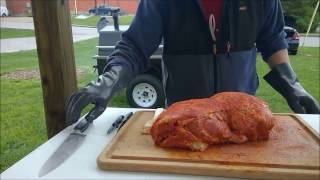 Pork butt on Tucker Cooker [upl. by Cherianne]