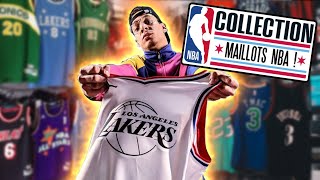 MON INCROYABLE COLLECTION DE MAILLOTS NBA  2500 [upl. by Aniara]