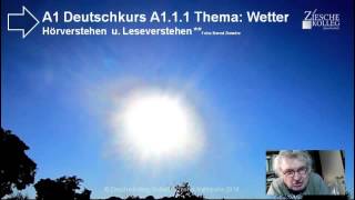 Deutschlernen A1 Thema Das Wetter Was für [upl. by Ilrahc738]