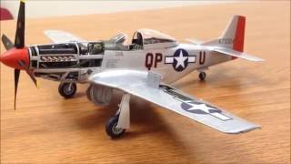 Tamiya 132 P51D Build Part 4 [upl. by Kinsler]