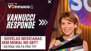 NOVELAS MEXICANAS EM BAIXA NO SBT VANNUCCI RESPONDE [upl. by Lucinda359]