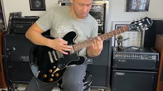 Daniel Fries  some jazzblues guitar improvisation OfficialEpiphone mesaboogie jazzguitar [upl. by Lalla]