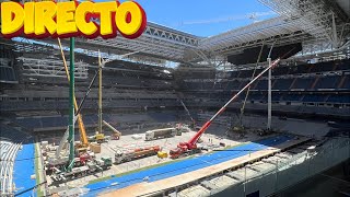 🔴 ÚLTIMA FILA en VIDEOMARCADOR 360 FONDO SUR 🔴 Obras Santiago Bernabéu 🚧 [upl. by Orozco]