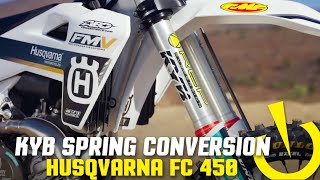 KYB Spring Conversion for WP Air Forks  REP [upl. by Siugram903]