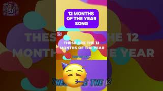 Months of the Year Syllable Song Phonological Awareness  5J Songs [upl. by Aital741]