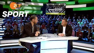 Studiogast Eberl quotWollen langfristig neuen Weg gehenquot  das aktuelle sportstudio  ZDF [upl. by Ultann]