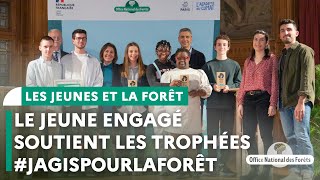 Le jeune engagé soutient le concours de lONF les Trophées jagispourlaforêt [upl. by Tlok]