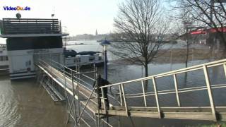 Hochwasser in Duisburg Ruhrort [upl. by Ultima]