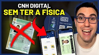 COMO CADASTRAR A CNH DIGITAL NO CELULAR SEM TER A CNH FÍSICA EM MÃOS [upl. by Essilrahc208]