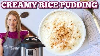 Easy Instant Pot Rice Pudding  Rich Creamy and Easy to Make [upl. by Meg]