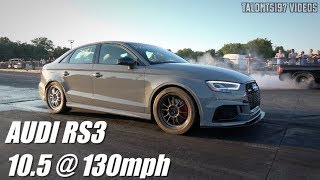 Stock Turbo Audi RS3 Goes 1050 Bolt Ons amp E85 [upl. by Erina]