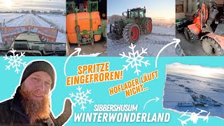 FarmVLOG913  Winterwonderland friert meine Spritze ein [upl. by Moraj]