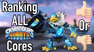 Skylanders Giants Cores RANKED [upl. by Refiffej501]