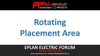 Rotating Placement Area  EPLAN Education [upl. by Ronoh]