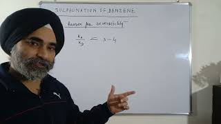 Aromatic compounds  7  Electrophilic aromatic substitution  Sulphonation [upl. by Brenn]