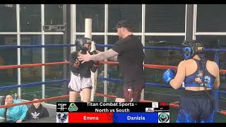 Emma vs Danizia  Titan Combat Sports  North vs South [upl. by Sergo170]