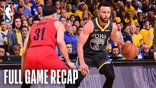 TRAIL BLAZERS vs WARRIORS  Stephen amp Seth Curry Shine in Epic Matchup  Game 2 [upl. by Sollie]