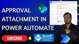 Flow Approval Attachments in Power Automate [upl. by Attikram]