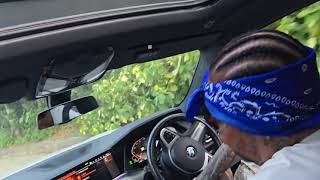 Vybz Kartel Driving Brand New BMW X6M 2024 🇯🇲🔥 dancehall viral Jamaica [upl. by Fulmis]