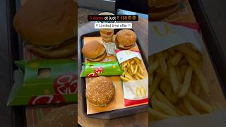 New McDonald’s offer 🤩 mcdonalds burger offer diwali shorts [upl. by Saxena]