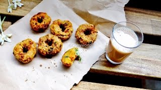 Kerala Chaya Kada Style Savala VadaThula VadaUlli VadaMulaku Vada Recipe No 75 [upl. by Michon]