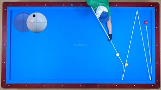 3Cushion carom billiards  Learning basic guide effects [upl. by Nyleikcaj361]