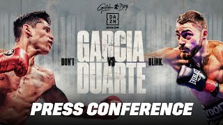 RYAN GARCIA VS OSCAR DUARTE PRESS CONFERENCE LIVESTREAM [upl. by Mcclish903]