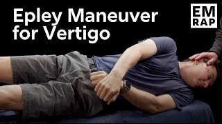 Epley Maneuver Performed on a Patient Suffering from Vertigo [upl. by Nnylacissej]