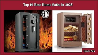 ✅ Top 10 Best Home Safes in 2025 [upl. by Ydnac]