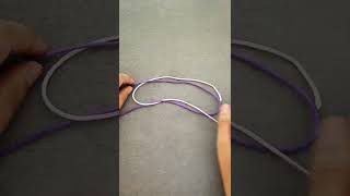 How to make an infinity knot for a bracelet  Suitable and easy training for beginners short [upl. by Nishi119]