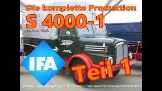 Die komplette Produktion des IFA S40001 in Zwickau 1959  Teil 1 [upl. by Deonne144]