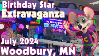 The Chuck E Cheese Birthday Star Extravaganza FULL SHOW  Woodbury MN  July 2024 [upl. by Fleeta]