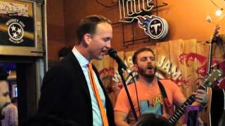 Peyton Manning sings Rocky Top in Winners Bar [upl. by Antipas918]