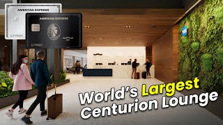 Amex to Open LARGEST Ever Centurion Lounge at ATL [upl. by Letnuhs]