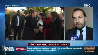 Vœux dEmmanuel Macron quotOn attend quil protège les Françaisquot demande Sébastien Chenu député RN [upl. by Gunar256]