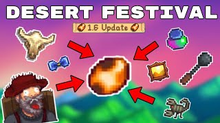 A Complete Guide To The NEW Desert Festival  Stardew Valley 16 [upl. by Nwadahs991]