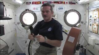 Hadfield Chats with Hadfield School Students Back Home [upl. by Tewfik]