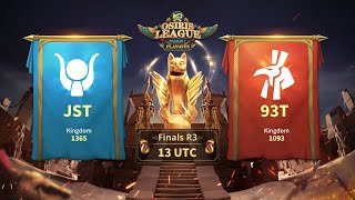 JST K1365 vs 93T K1093  Osiris League Season 7 Finals R3 [upl. by Aratahs]