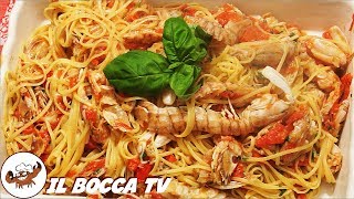 92  Linguine alle canocchie o alle cicaleun sapore celestiale primo piatto di pesce squisito [upl. by Notlek717]