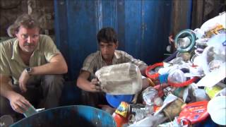 Slum Work  Recycling in Dharavi Mumbai India [upl. by Farron564]