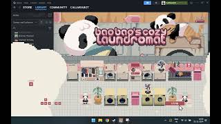 Bao Baos Cozy Laundromat  More updates to the game And coming towards the end of development [upl. by Nevla]